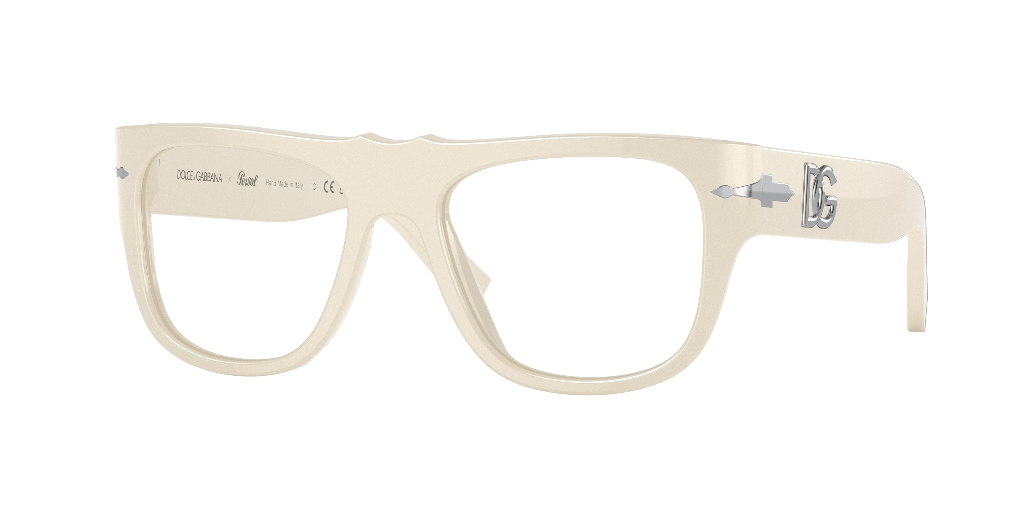 Persol PO3295V Pillow Eyeglasses  1163-Ivory 51-135-18 - Color Map White