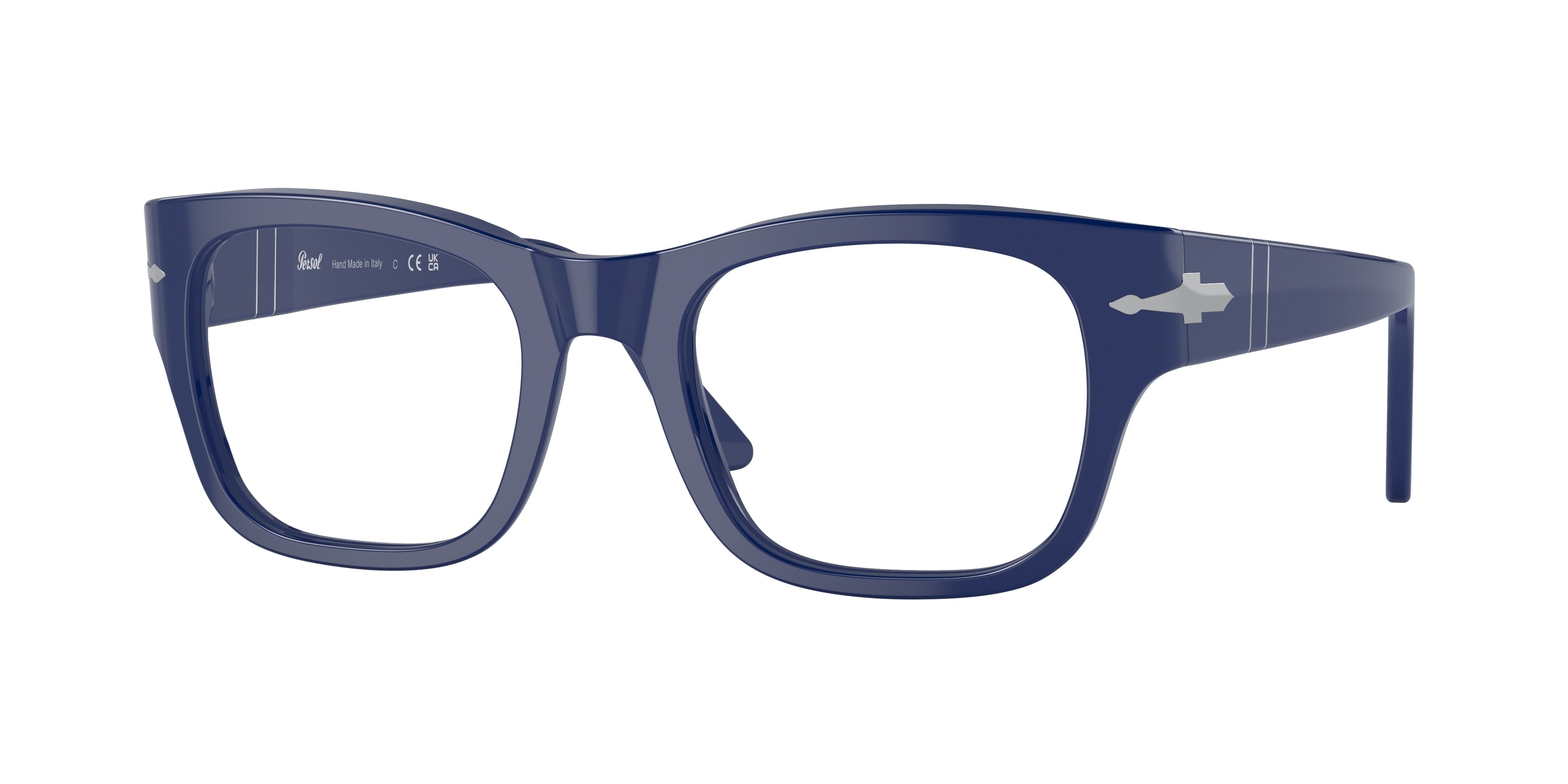 Persol PO3297V Rectangle Eyeglasses  1170-Blue 52-145-21 - Color Map Blue