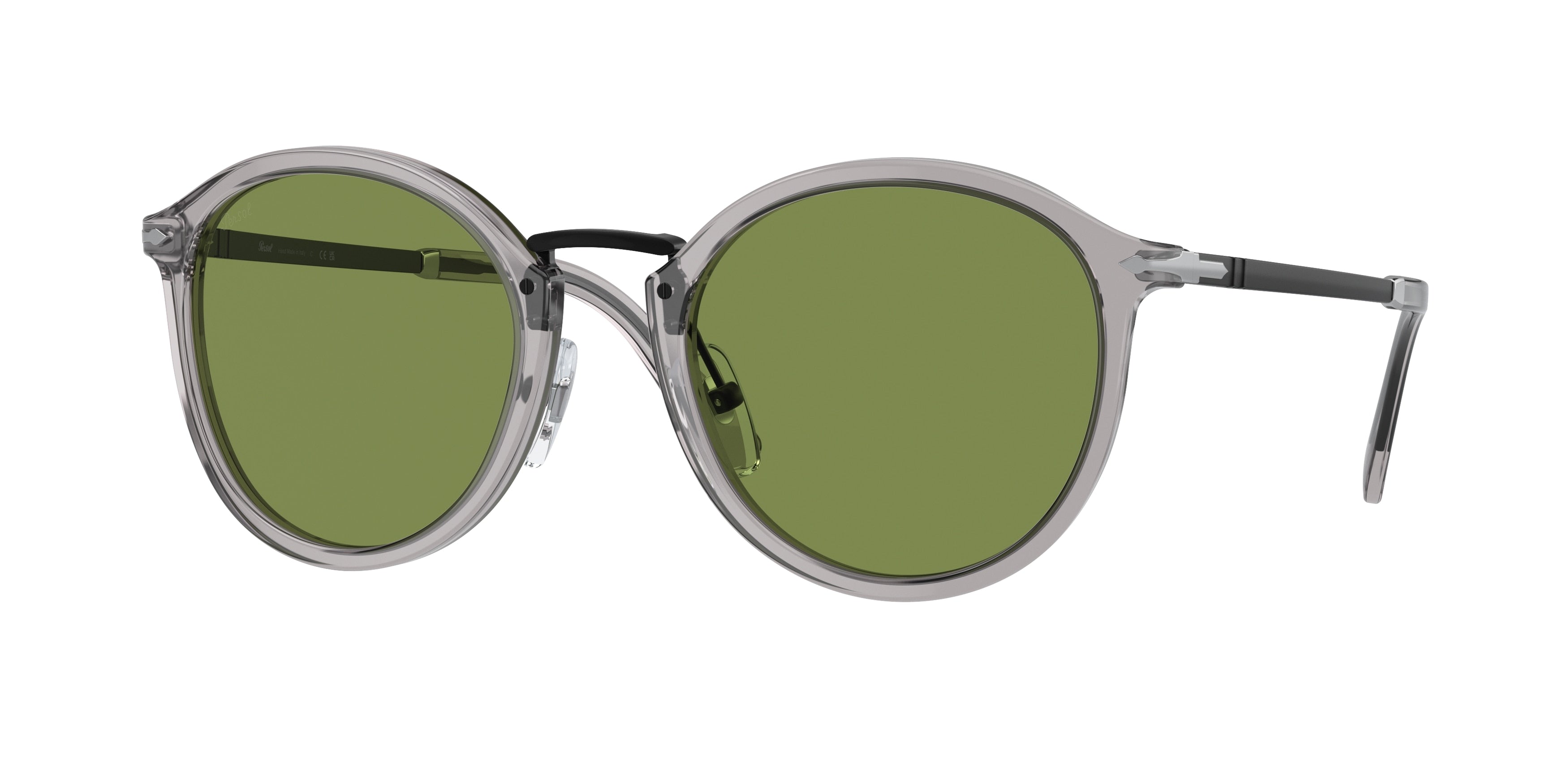 Persol PO3309S Phantos Sunglasses  309/4E-Transparent Grey 53-145-22 - Color Map Grey