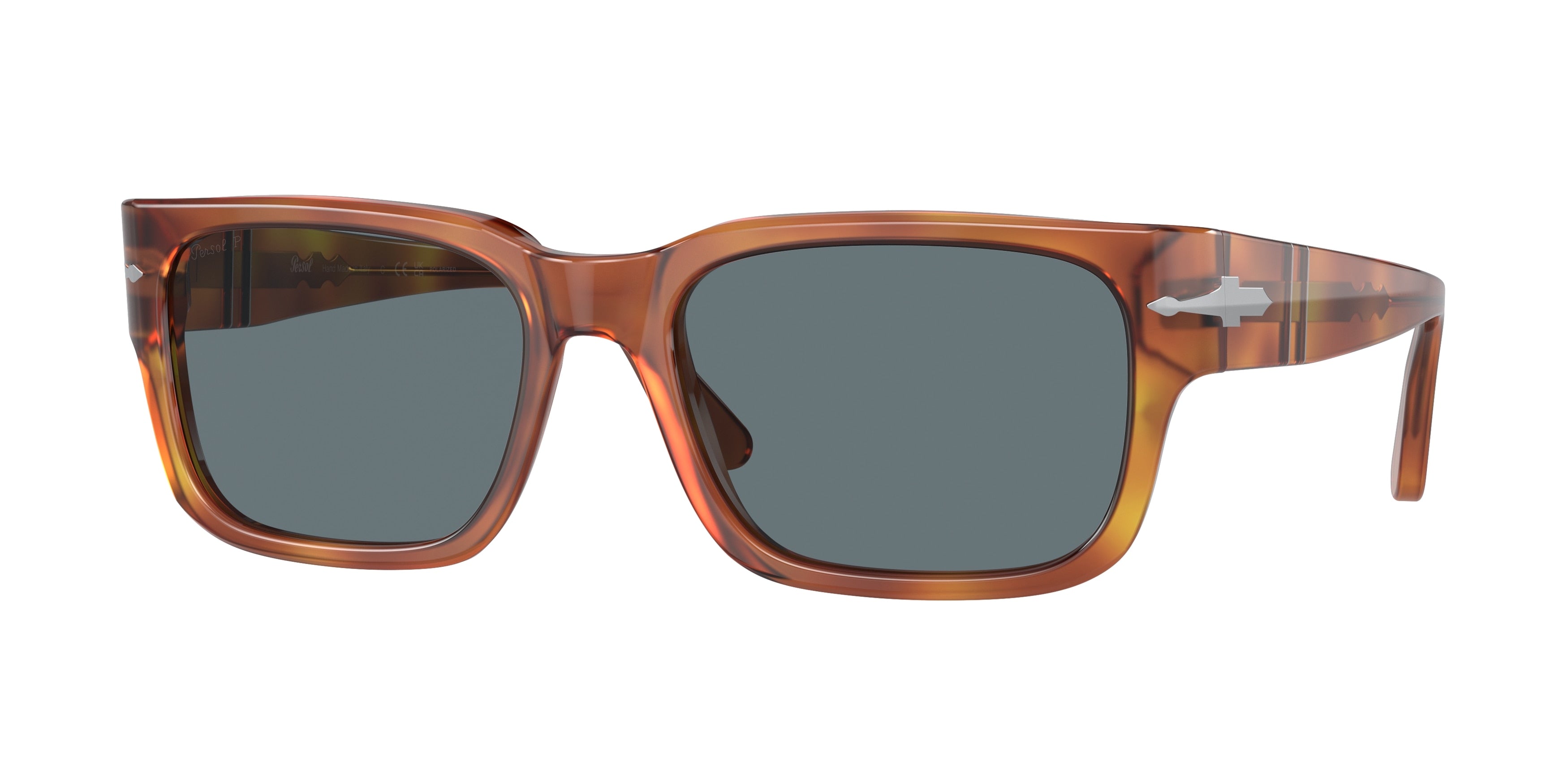 Persol PO3315S Rectangle Sunglasses  96/3R-Terra Di Siena 58-145-19 - Color Map Brown