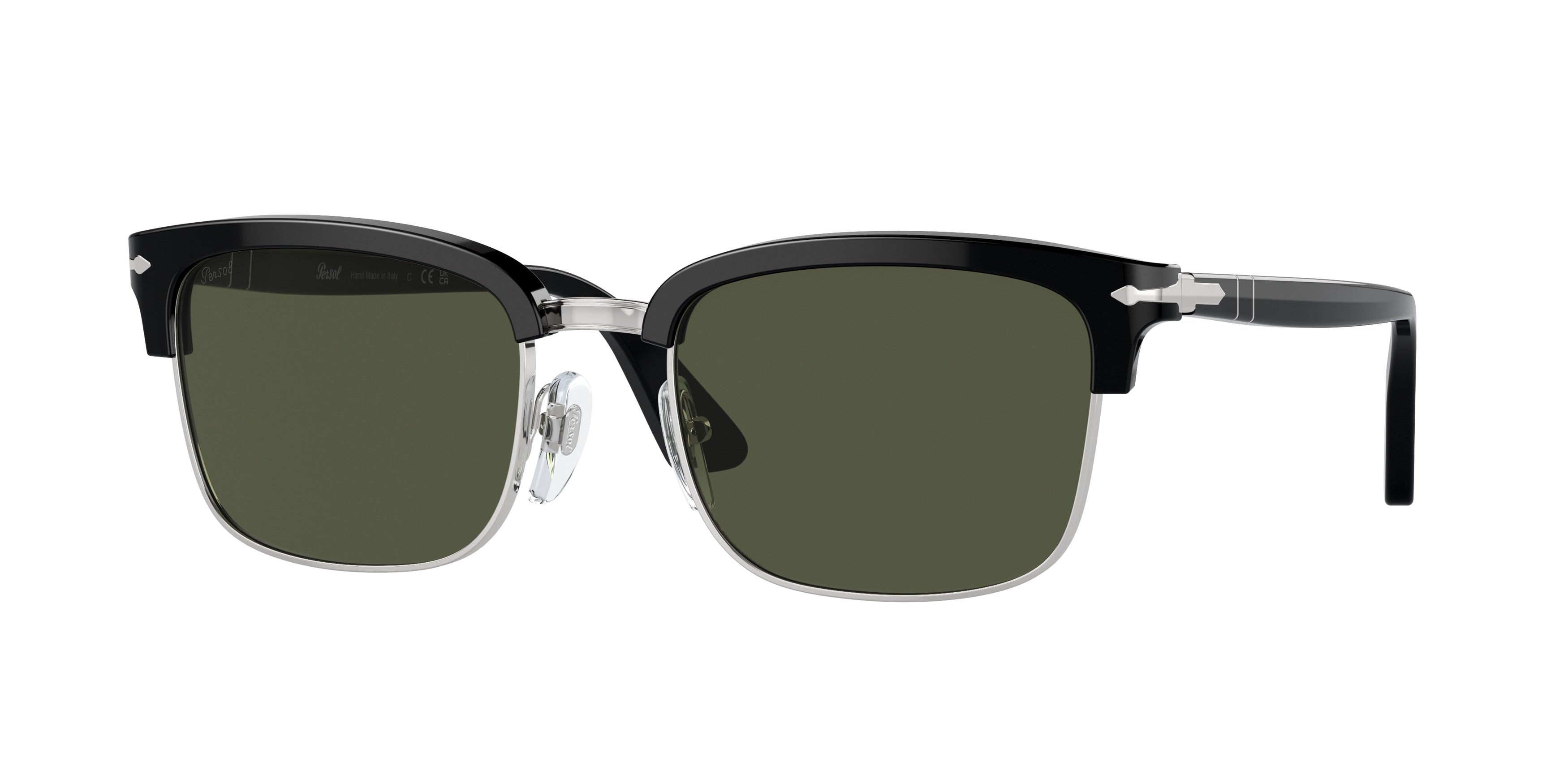 Persol PO3327S Rectangle Sunglasses  95/31-Black 56-145-20 - Color Map Black