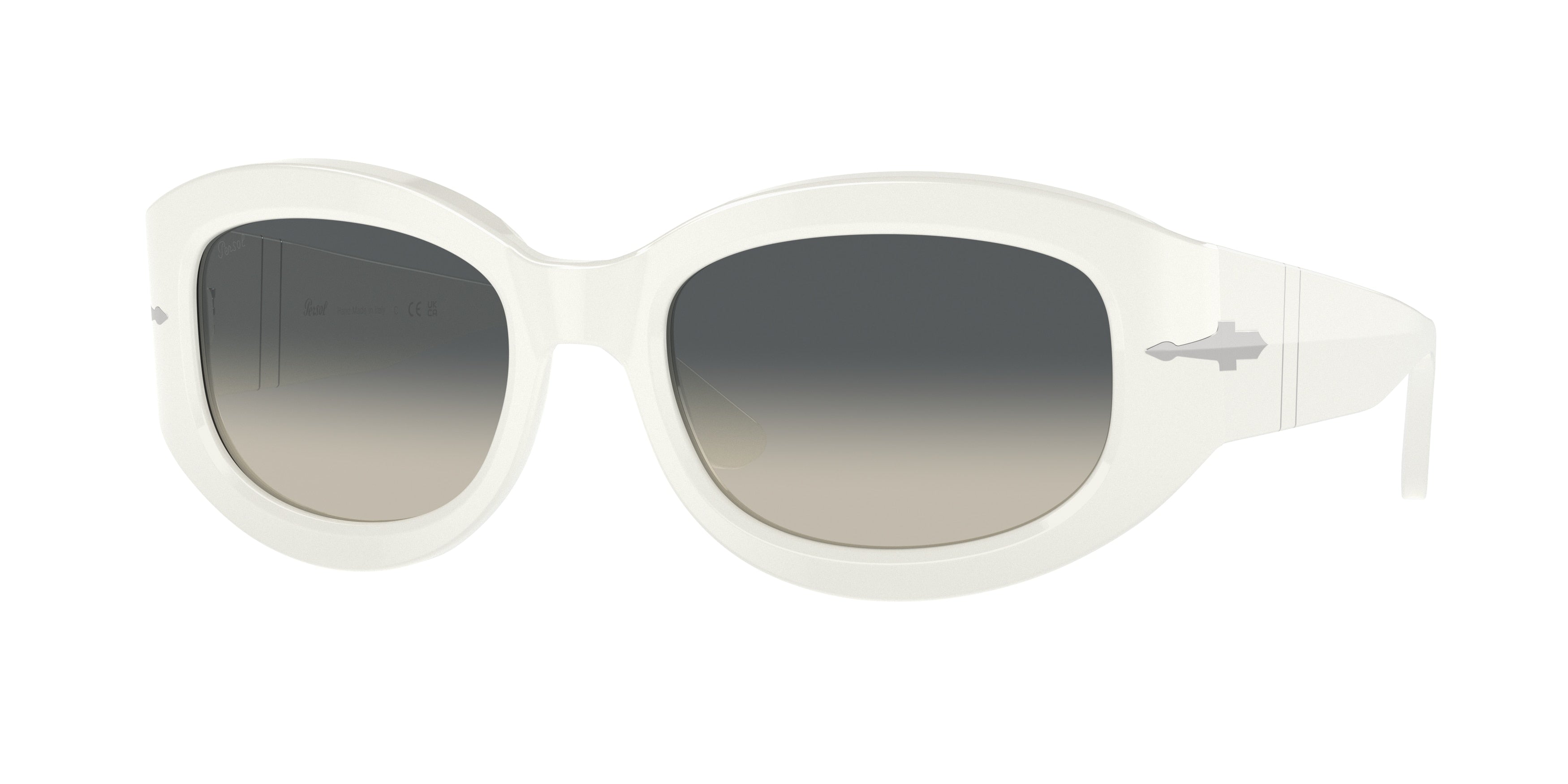Persol PO3335S Pillow Sunglasses  119471-Solid White 56-140-20 - Color Map White