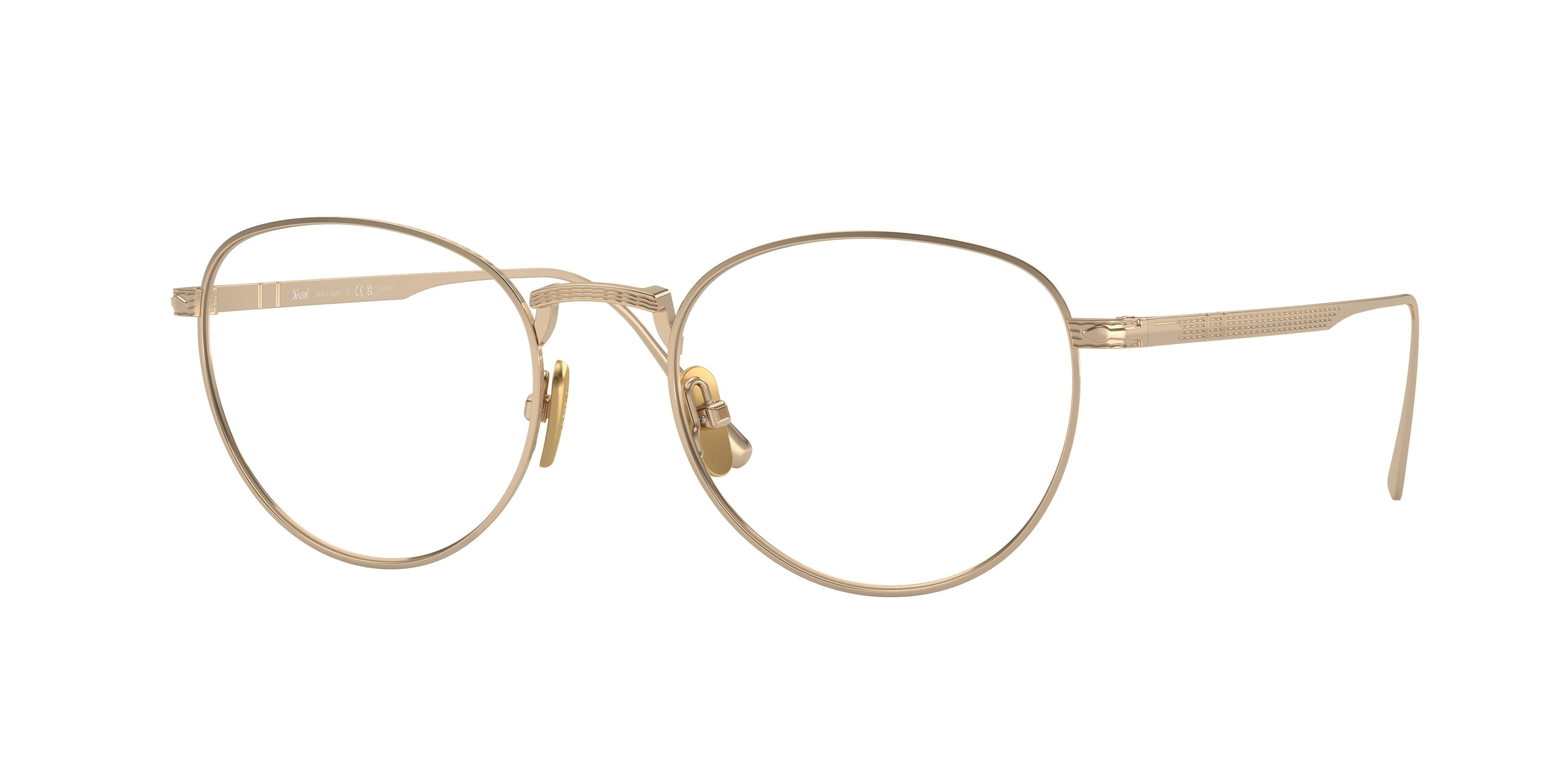 Persol PO5002VT Phantos Eyeglasses  8000-Gold 51-145-19 - Color Map Gold