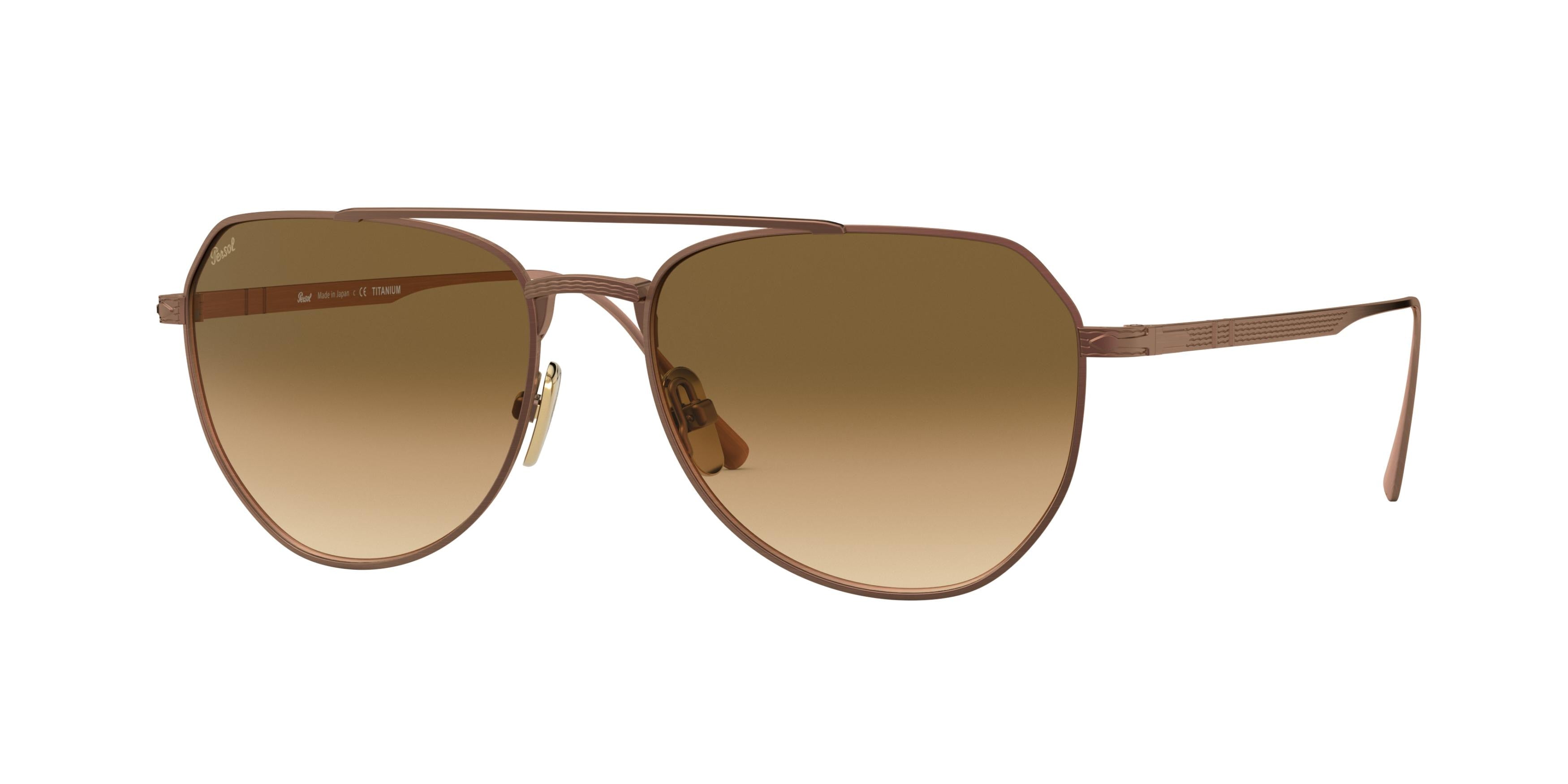 Persol PO5003ST Phantos Sunglasses  800351-Bronze 54-145-16 - Color Map Brown