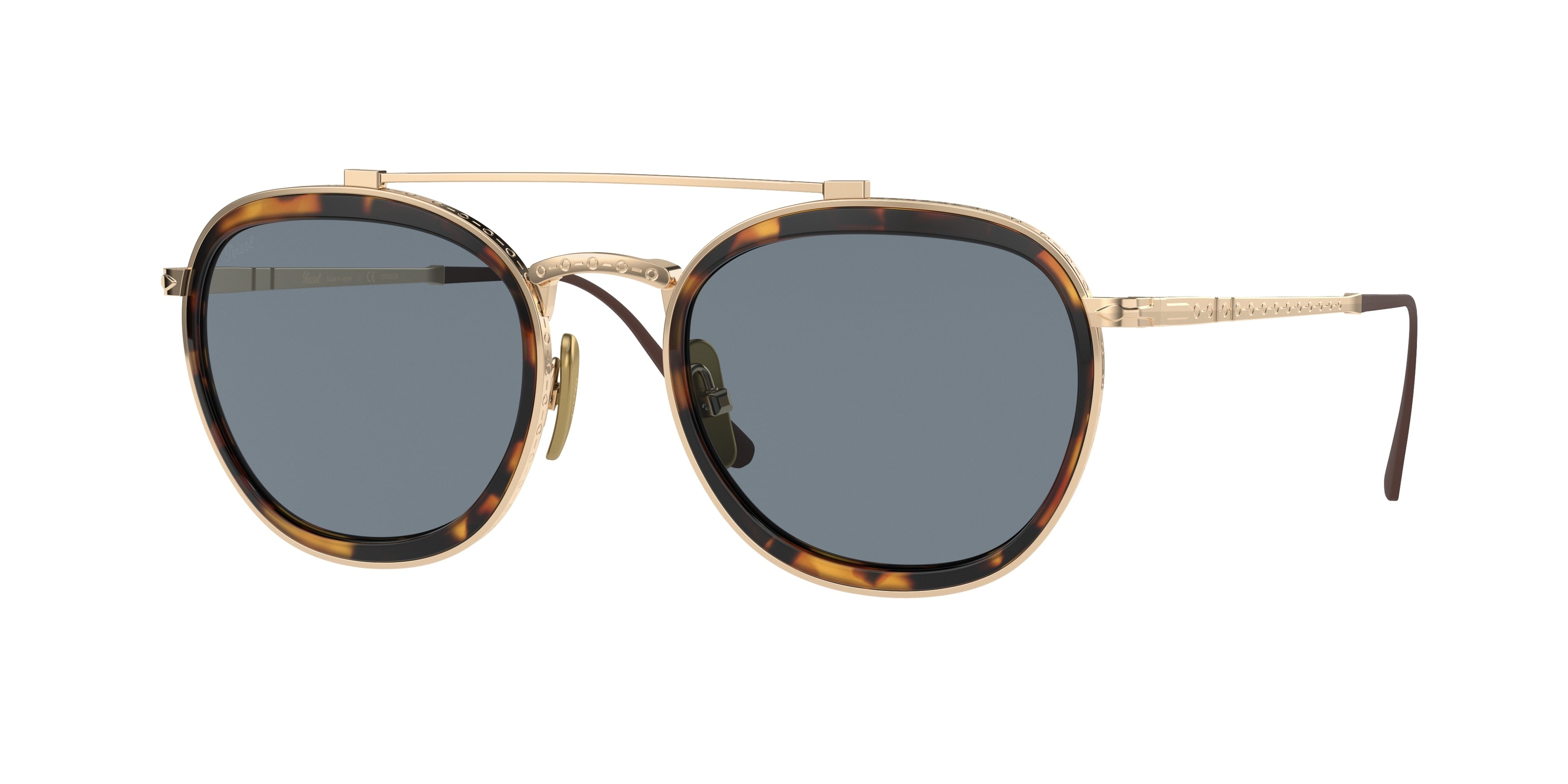 Persol PO5008ST Phantos Sunglasses  801356-Gold 51-145-21 - Color Map Gold