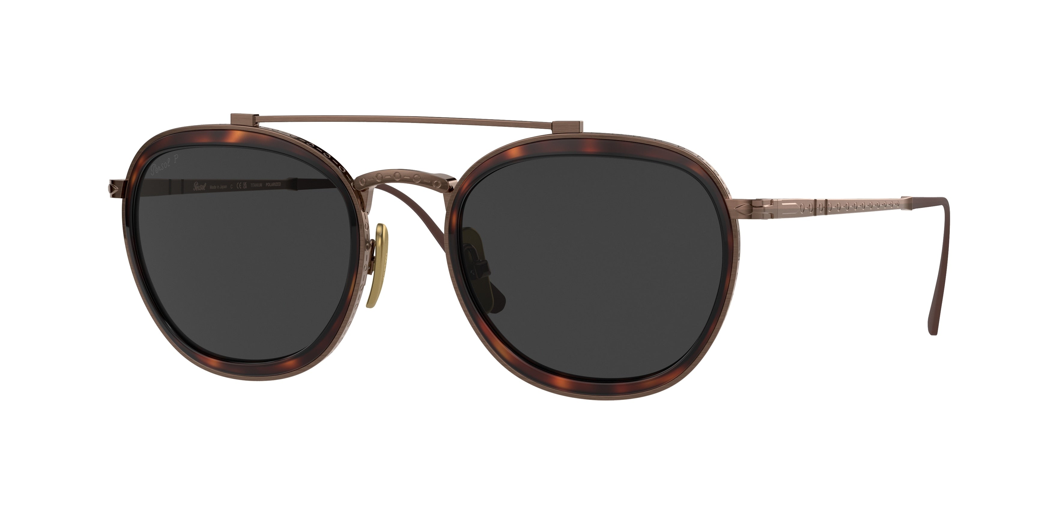 Persol PO5008ST Phantos Sunglasses  801648-Brown 51-145-21 - Color Map Brown