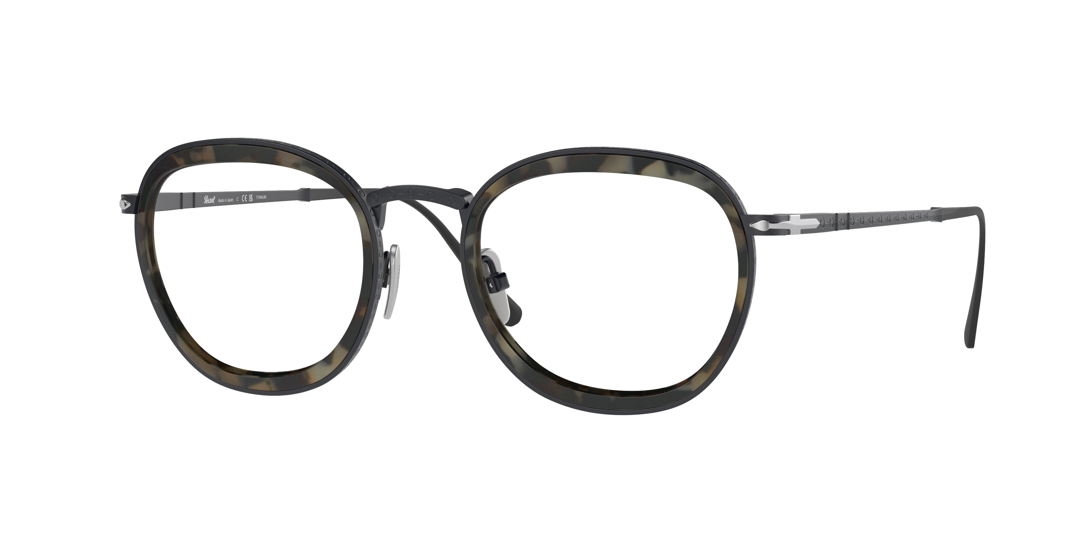 Persol PO5009VT Phantos Eyeglasses  8015-Black 49-145-21 - Color Map Black