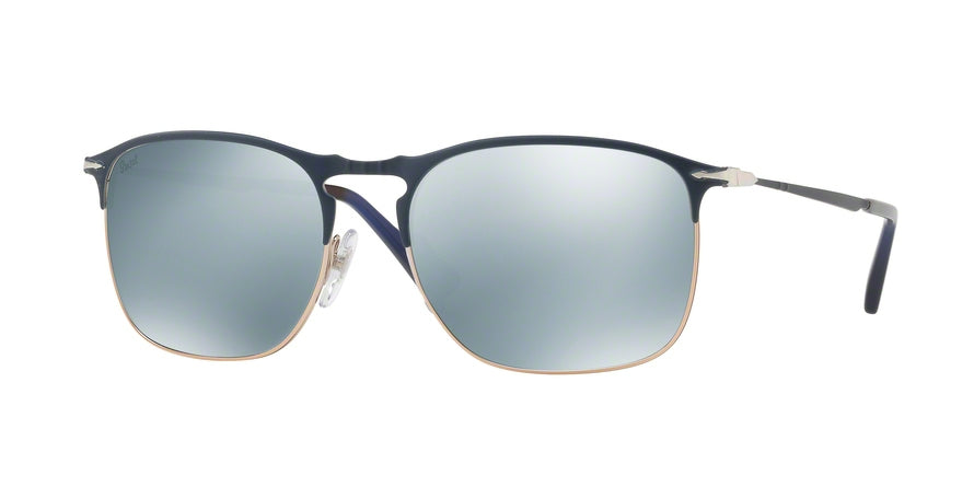 Persol PO7359S Pilot Sunglasses  107330-BLUE/BRONZE 58-18-145 - Color Map blue