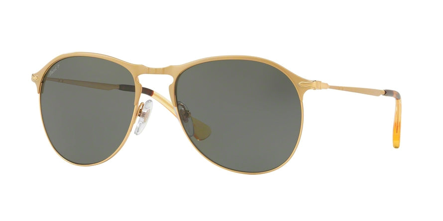 Persol PO7649S Pilot Sunglasses  106958-MATTE GOLD/GOLD 56-18-145 - Color Map gold