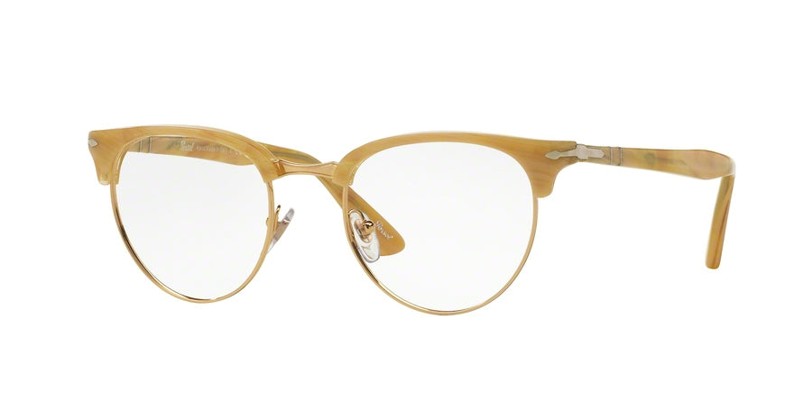 Persol PO8129V Phantos Eyeglasses  1046-LIGHT HORN 50-20-145 - Color Map ivory