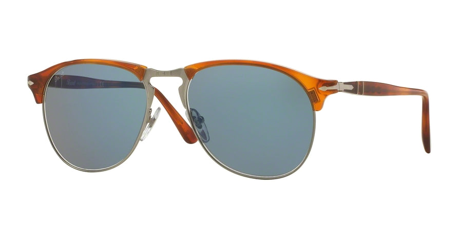 Persol PO8649S Pilot Sunglasses  96/56-TERRA DI SIENA 56-18-145 - Color Map havana