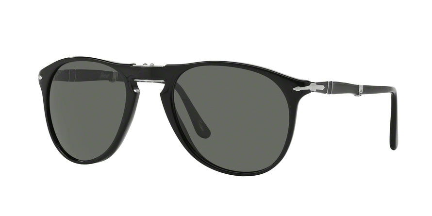 Persol PO9714S Pilot Sunglasses  95/31-BLACK 52-20-140 - Color Map black