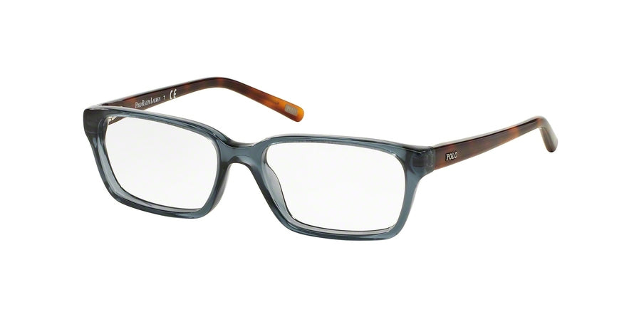 Polo Prep PP8514 Square Eyeglasses  1012-BLUE TORT 47-14-125 - Color Map grey