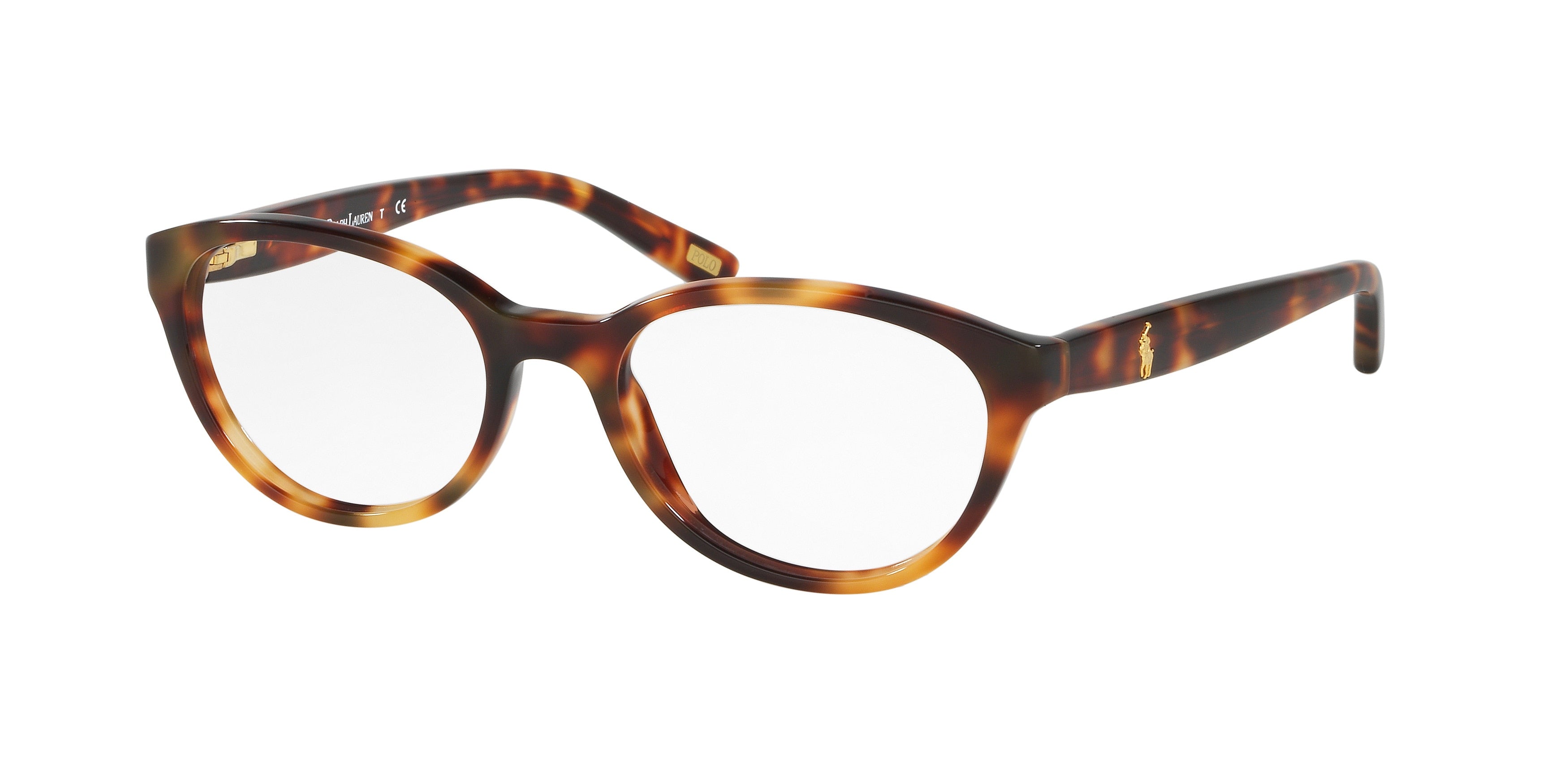 Polo Prep PP8526 Cat Eye Eyeglasses  1591-Shiny Spotty Tortoise 47-130-17 - Color Map Tortoise