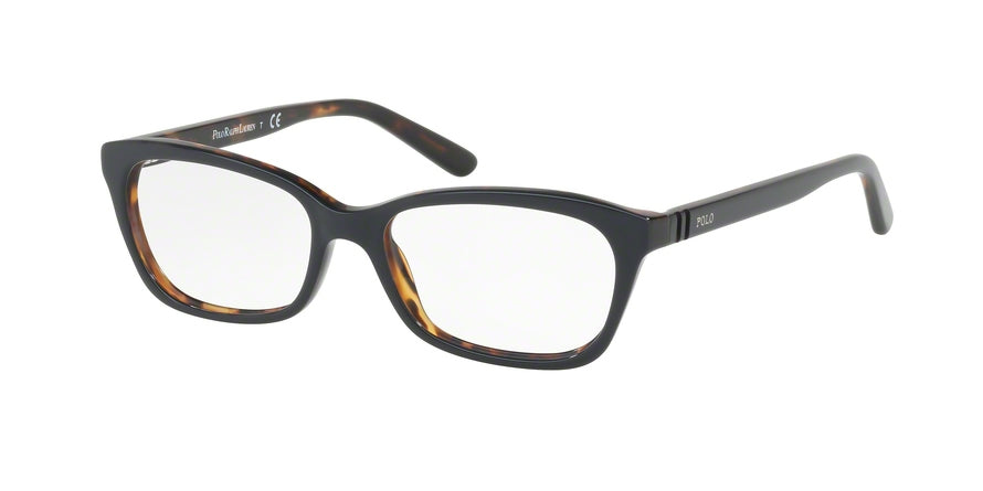 Polo Prep PP8527 Rectangle Eyeglasses  1635-BLACK TORTOISE 47-15-130 - Color Map black