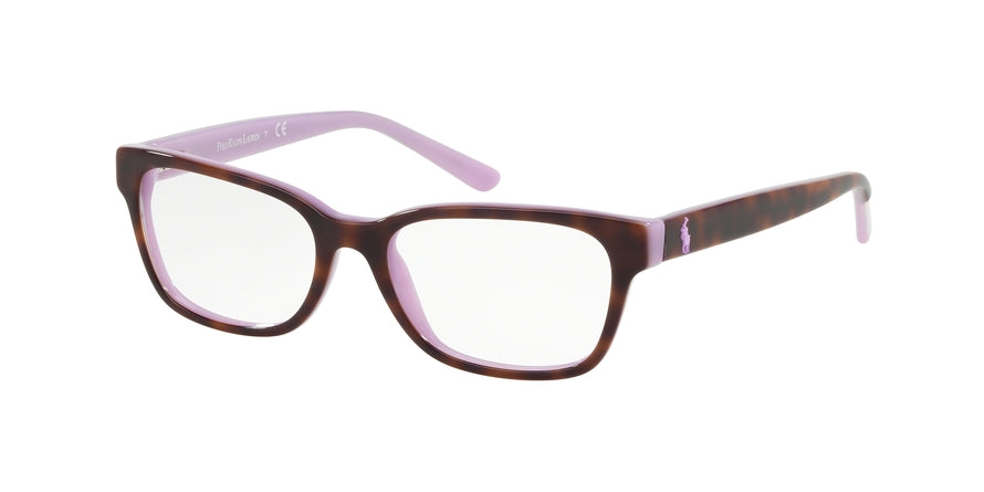Polo Prep PP8532 Butterfly Eyeglasses  5708-SHINY TOP TORT ON LILLAC 47-15-130 - Color Map havana