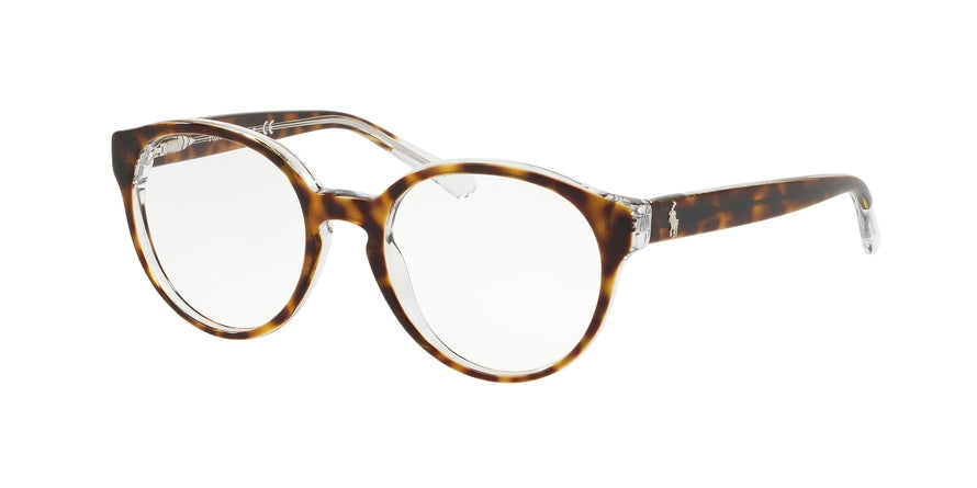 Polo Prep PP8533 Phantos Eyeglasses  5225-TOP HAVANA ON CRYSTAL 46-17-130 - Color Map havana