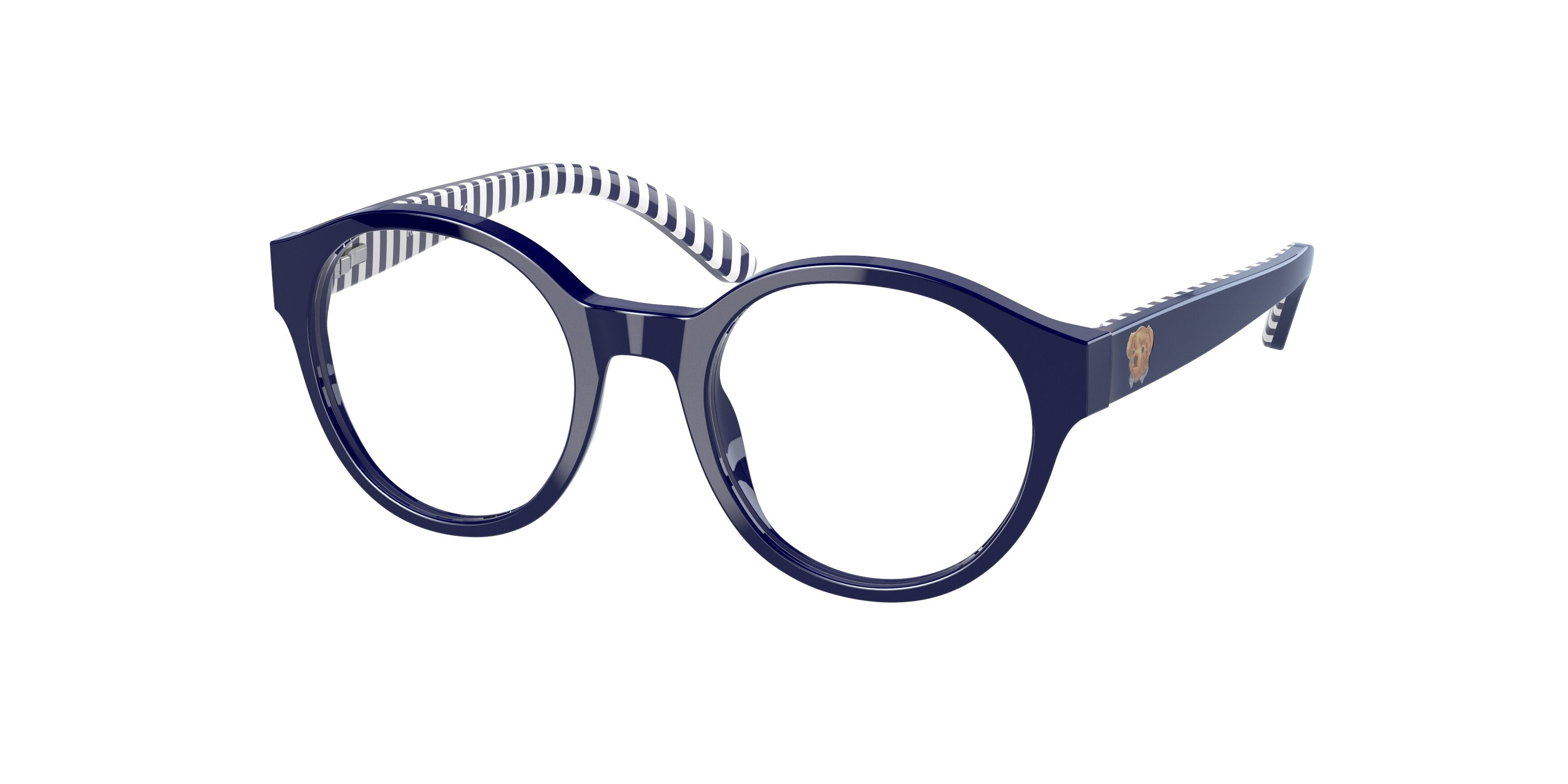 Polo Prep PP8540 Phantos Eyeglasses  5935-Shiny Navy Blue 44-130-18 - Color Map Blue