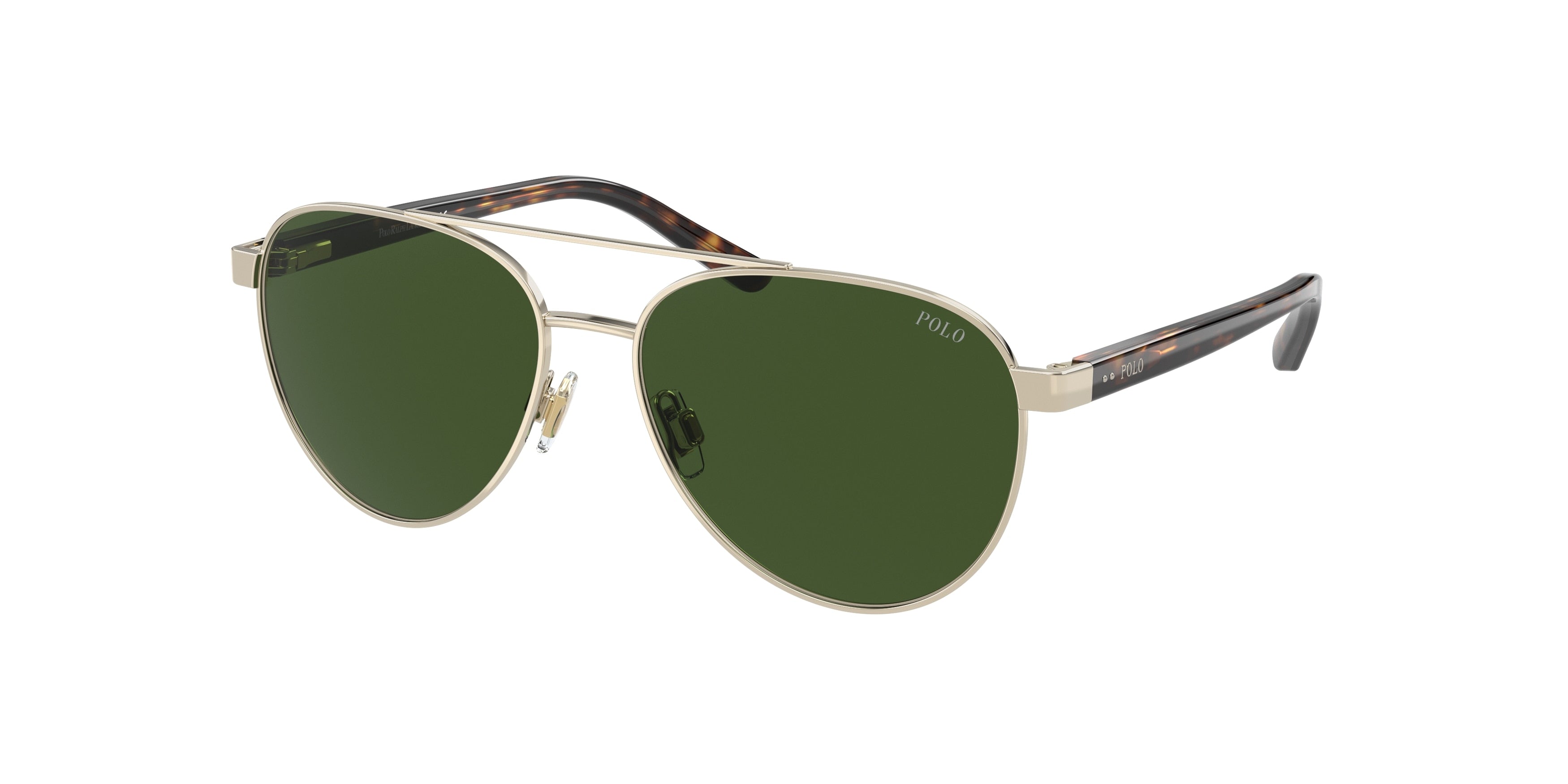 Polo Prep PP9001 Pilot Sunglasses  918971-Shiny Pale Gold 51-130-14 - Color Map Gold