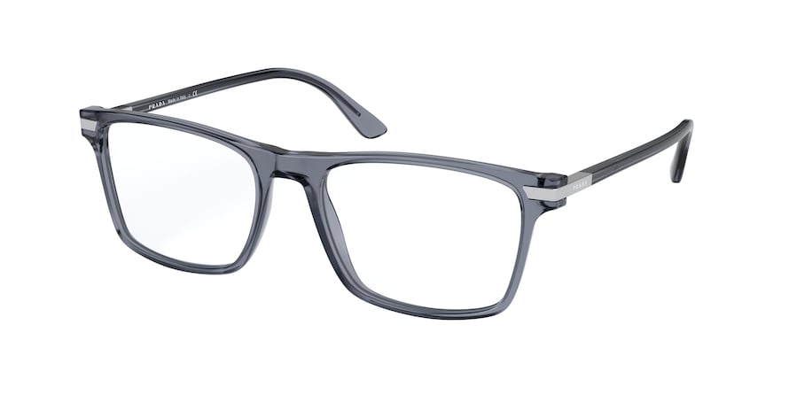 Prada PR01WVF Rectangle Eyeglasses  01G1O1-GREY 54-18-145 - Color Map grey