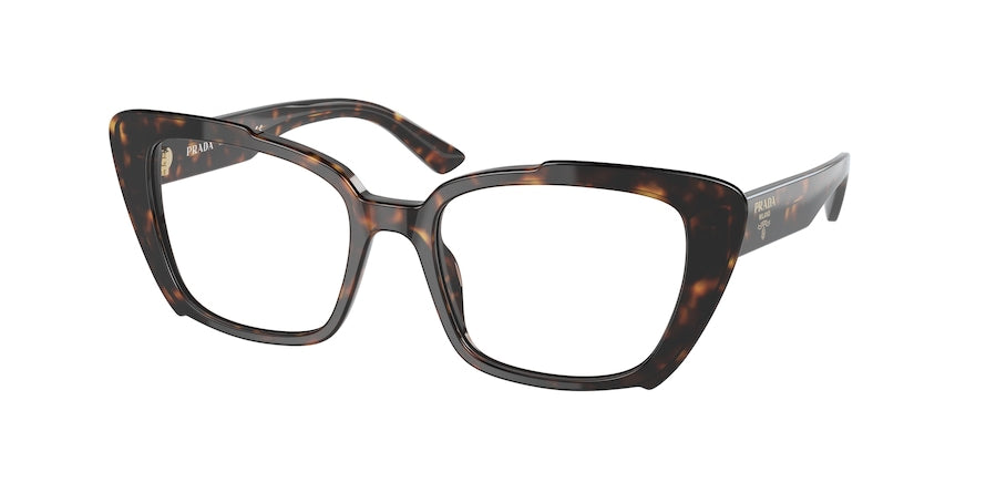 Prada PR01YVF Pillow Eyeglasses  2AU1O1-HAVANA 54-18-140 - Color Map havana