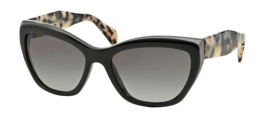 Prada PR02QS Cat Eye Sunglasses  TFN3M1-OPAL GREY/GREY 56-17-140 - Color Map grey