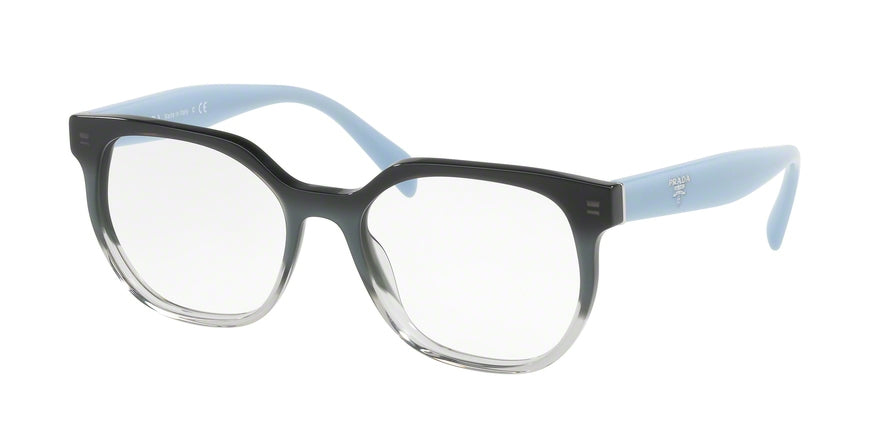 Prada PR02UV Irregular Eyeglasses  VX41O1-GRADIENT GREY 52-17-140 - Color Map grey