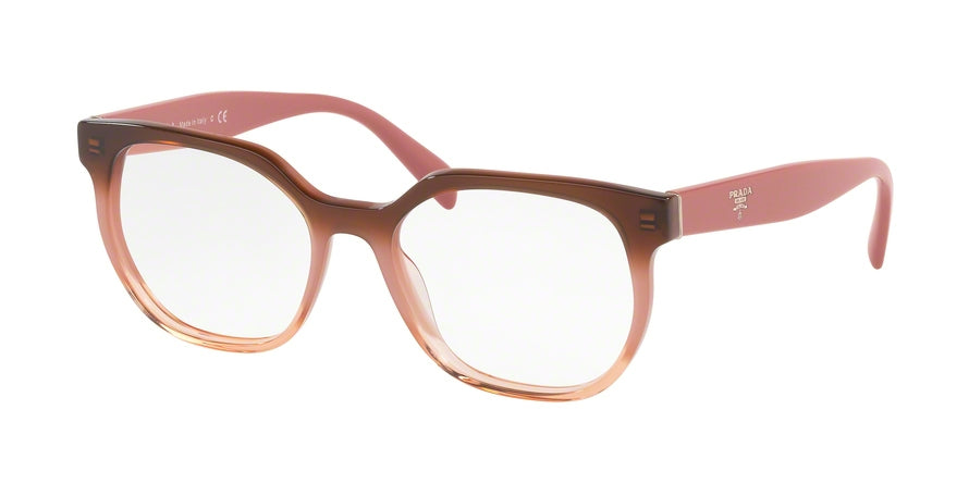 Prada PR02UV Irregular Eyeglasses  VX51O1-GRADIENT BORDEAUX 52-17-140 - Color Map bordeaux