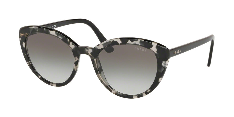 Prada CATWALK PR02VS Cat Eye Sunglasses  5280A7-GREY HAVANA 54-20-145 - Color Map grey