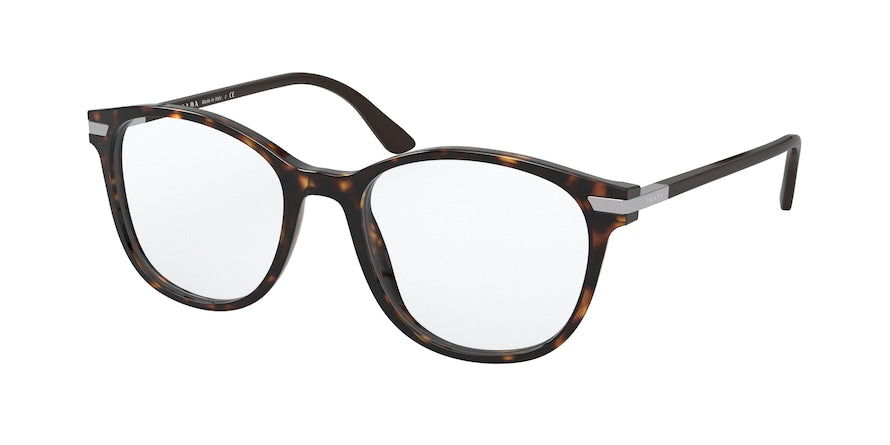 Prada PR02WVF Phantos Eyeglasses  01A1O1-HAVANA 54-19-145 - Color Map havana