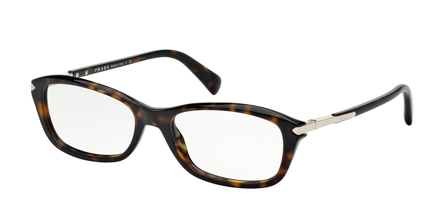 Prada CONCEPTUAL PR04PVA Cat Eye Eyeglasses  2AU1O1-HAVANA 54-17-135 - Color Map havana