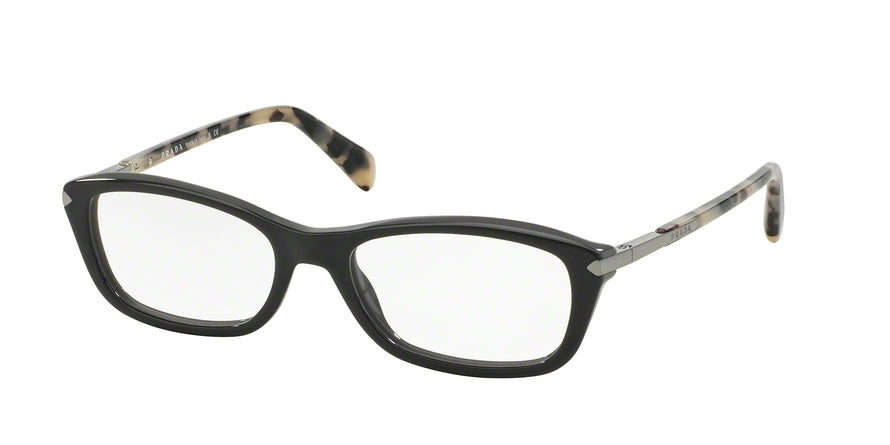 Prada PR04PV Cat Eye Eyeglasses  TFN1O1-OPAL GREY/GREY 54-17-135 - Color Map grey