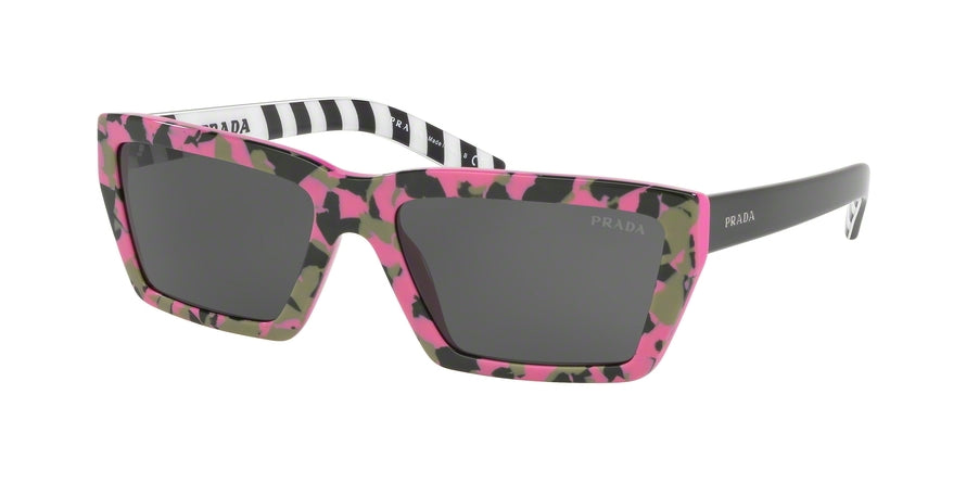 Prada PR04VSF Irregular Sunglasses  4625S0-CAMUFLAGE PINK 59-16-140 - Color Map pink