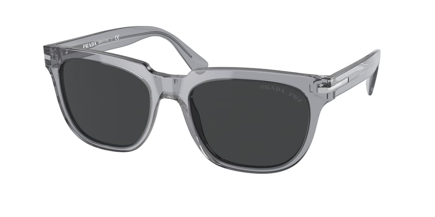 Prada PR04YSF Pillow Sunglasses  08U08G-TRASPARENT GREY 57-18-150 - Color Map clear