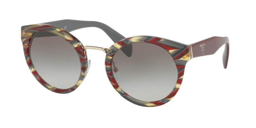 Prada HERITAGE PR05TS Phantos Sunglasses  VAP0A7-SHEAVES BORDEAUX GREEN 53-23-140 - Color Map bordeaux