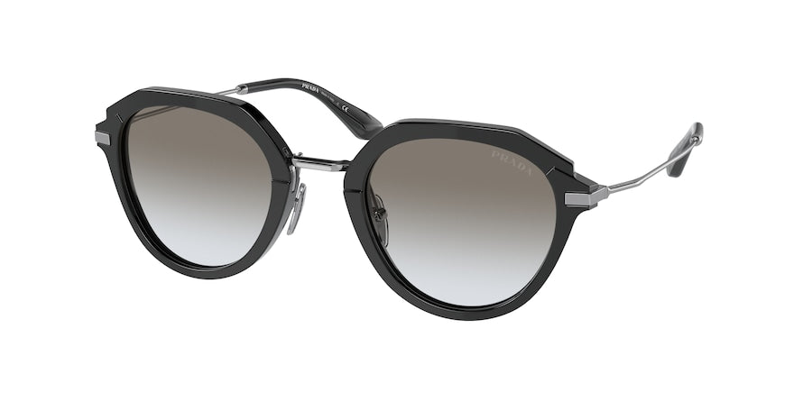 Prada PR05YS Phantos Sunglasses  1AB0A7-BLACK 50-24-145 - Color Map black