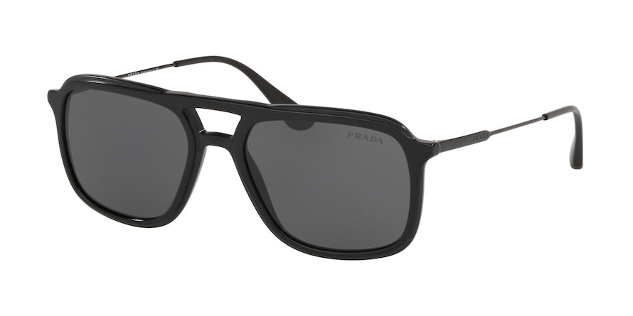 Prada CONCEPTUAL PR06VS Pillow Sunglasses  1AB1A1-BLACK 54-18-145 - Color Map black