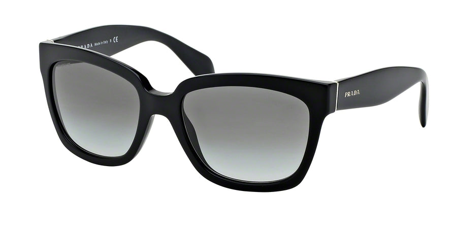 Prada PR07PS Square Sunglasses  1AB0A7-BLACK 56-18-140 - Color Map black