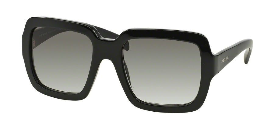 Prada PR07RS Square Sunglasses  1AB0A7-BLACK 56-20-140 - Color Map black