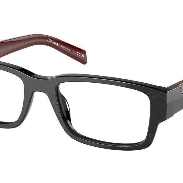 Prada PR 07ZV Rectangular Eyeglasses For Men