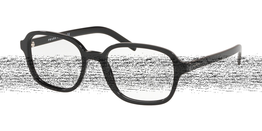 Prada CONCEPTUAL PR08XV Square Eyeglasses  1AB1O1-BLACK 54-19-145 - Color Map black