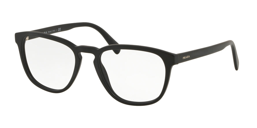 Prada CONCEPTUAL PR09VVF Pillow Eyeglasses  1BO1O1-MATTE BLACK 54-18-145 - Color Map black