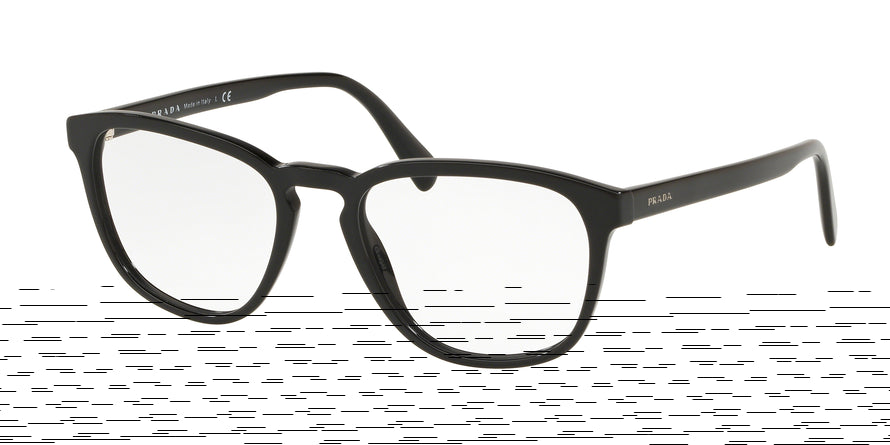 Prada CONCEPTUAL PR09VV Pillow Eyeglasses  1AB1O1-BLACK 54-19-145 - Color Map black