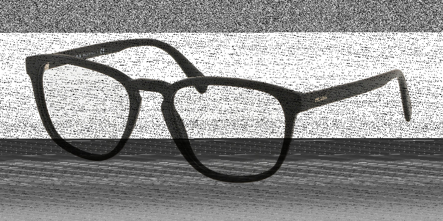 Prada CONCEPTUAL PR09VV Pillow Eyeglasses  1BO1O1-MATTE BLACK 54-19-145 - Color Map black