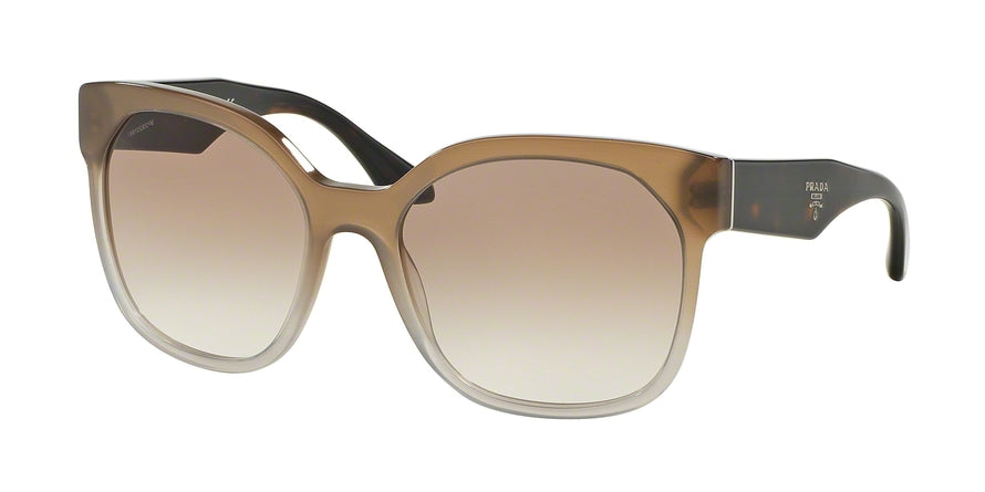 Prada CATWALK PR10RSF Irregular Sunglasses  UBJ1L0-GREY GRADIENT 57-19-140 - Color Map grey