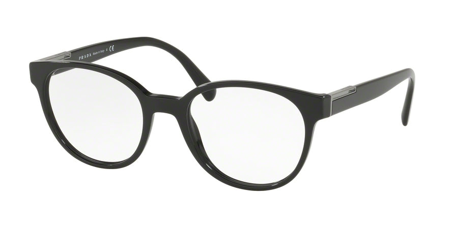Prada HERITAGE PR10UV Phantos Eyeglasses  1AB1O1-BLACK 54-20-145 - Color Map black