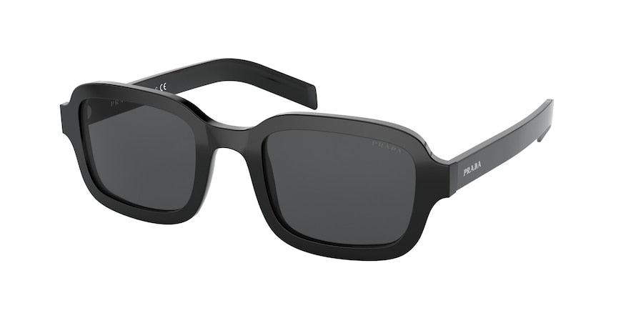 Prada PR11XSF Rectangle Sunglasses  1AB5S0-BLACK 51-21-145 - Color Map black