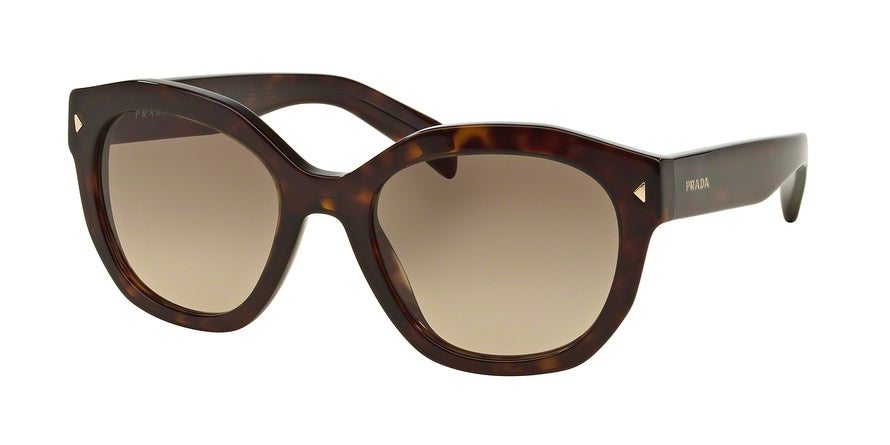 Prada PR12SS Irregular Sunglasses  2AU3D0-HAVANA 53-20-140 - Color Map havana