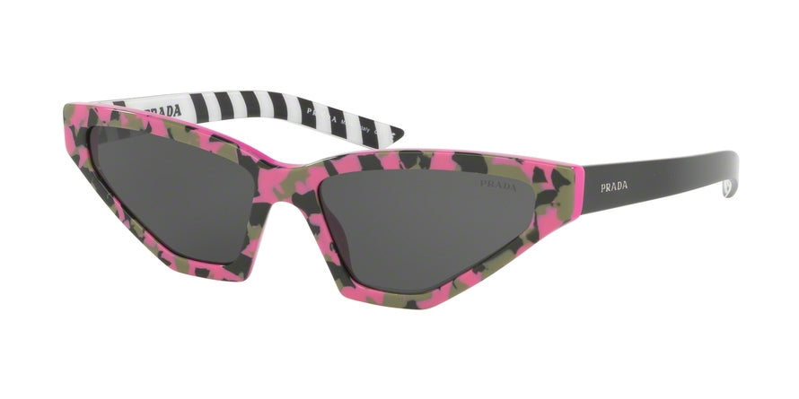 Prada MILLENNIALS PR12VS Butterfly Sunglasses  4625S0-CAMUFLAGE PINK 57-16-140 - Color Map pink
