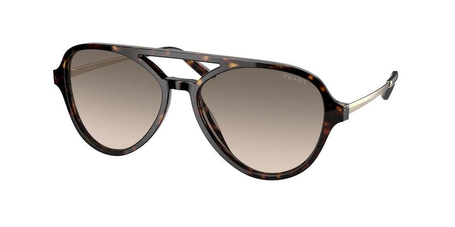 Prada PR13WSF Pilot Sunglasses  2AU3D0-TORTOISE 57-15-140 - Color Map havana